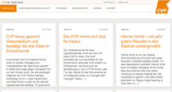 Desktop Screenshot of cvp-aarau.ch